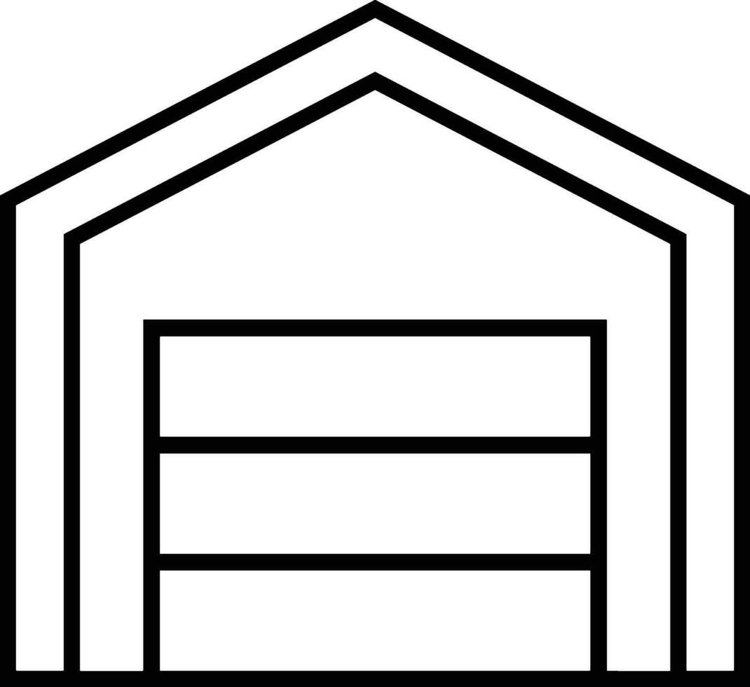 Home outline icon symbol vector image. Illustration of the house real estate graphic property design image