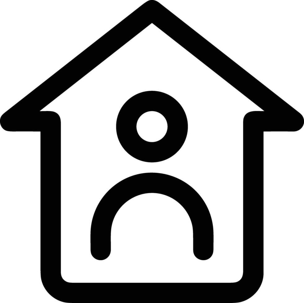 Home outline icon symbol vector image. Illustration of the house real estate graphic property design image