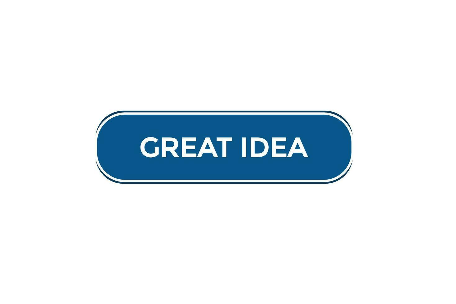 new great idea website, click button, level, sign, speech, bubble  banner, vector