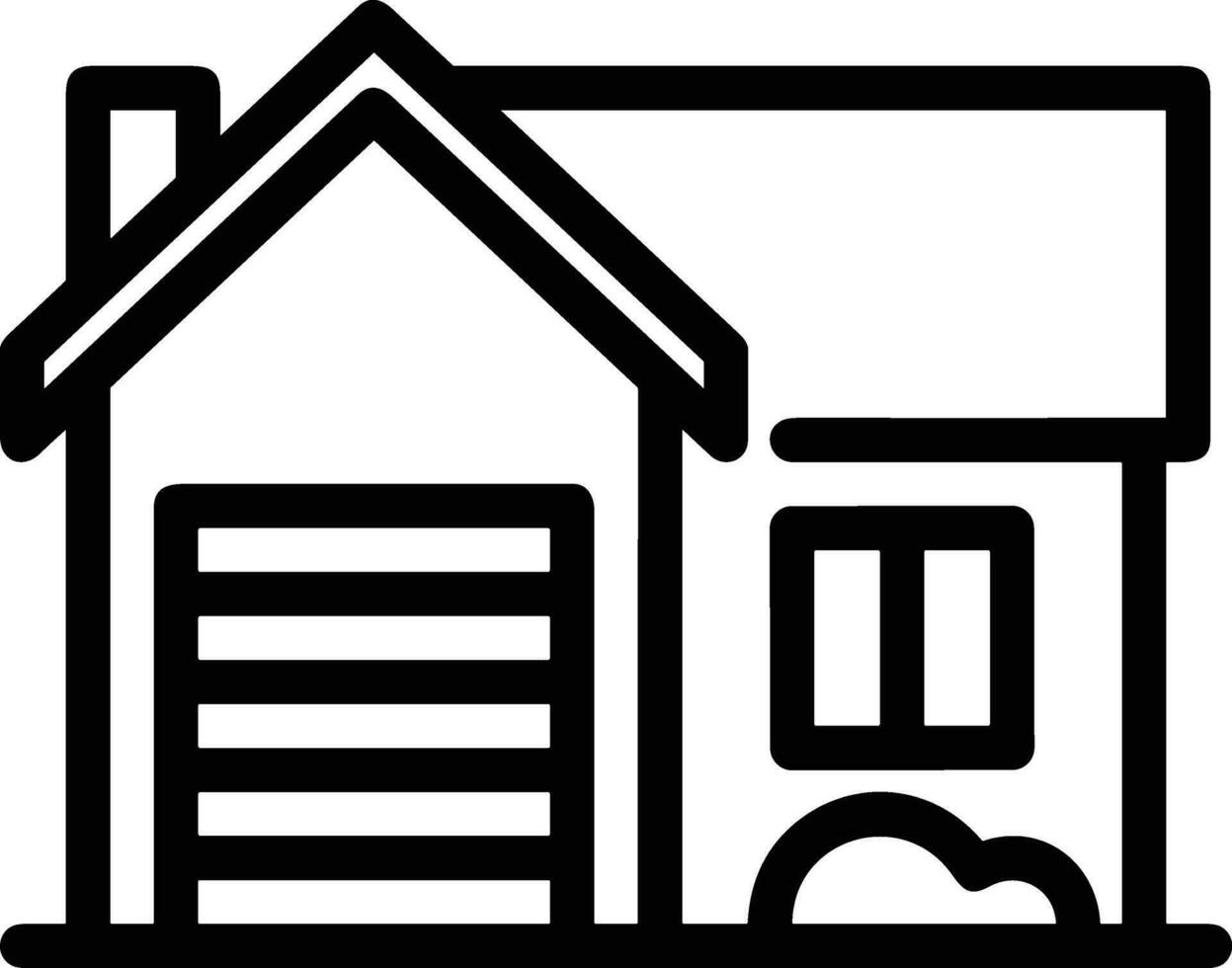 Home outline icon symbol vector image. Illustration of the house real estate graphic property design image