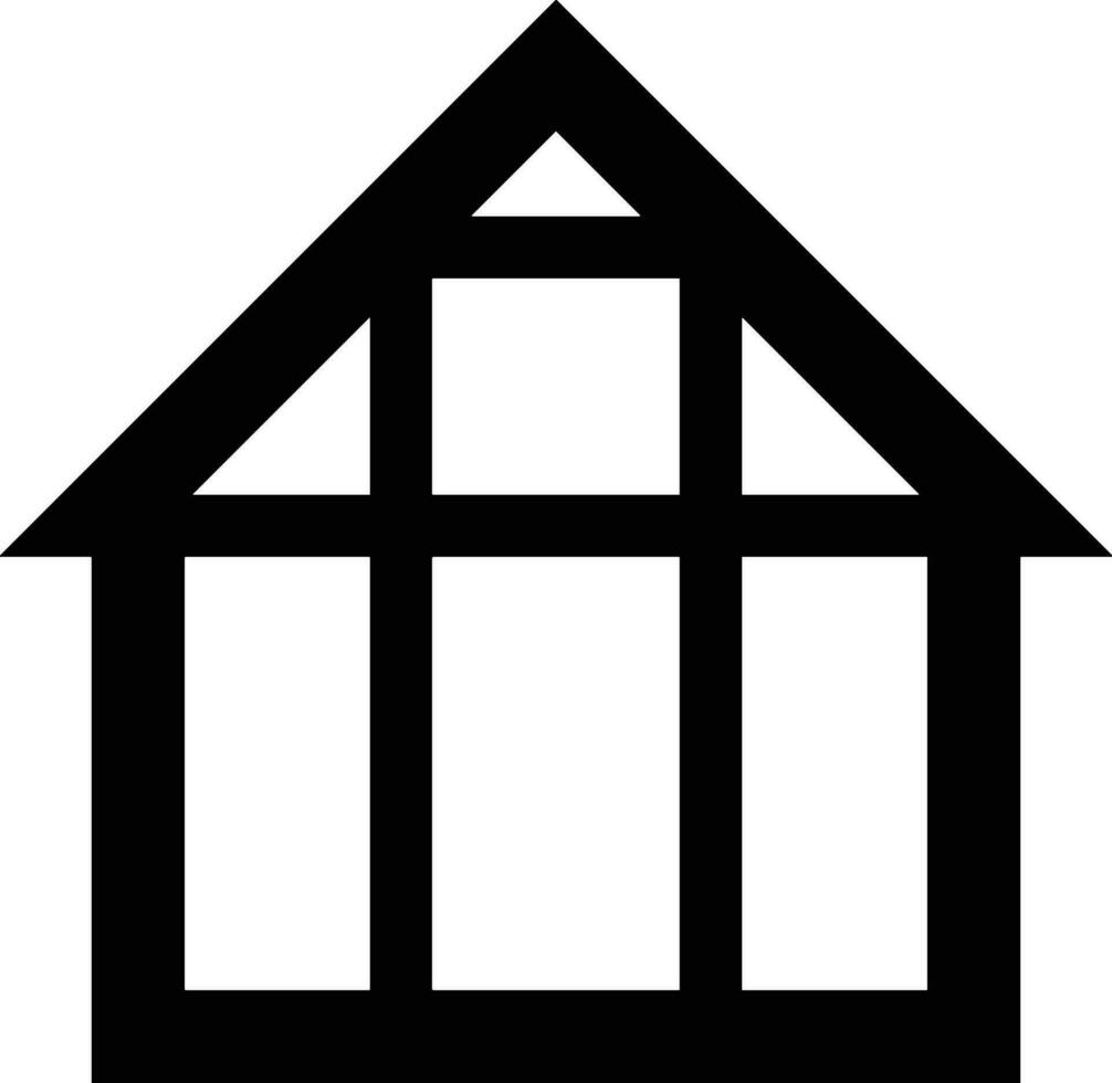 Home outline icon symbol vector image. Illustration of the house real estate graphic property design image