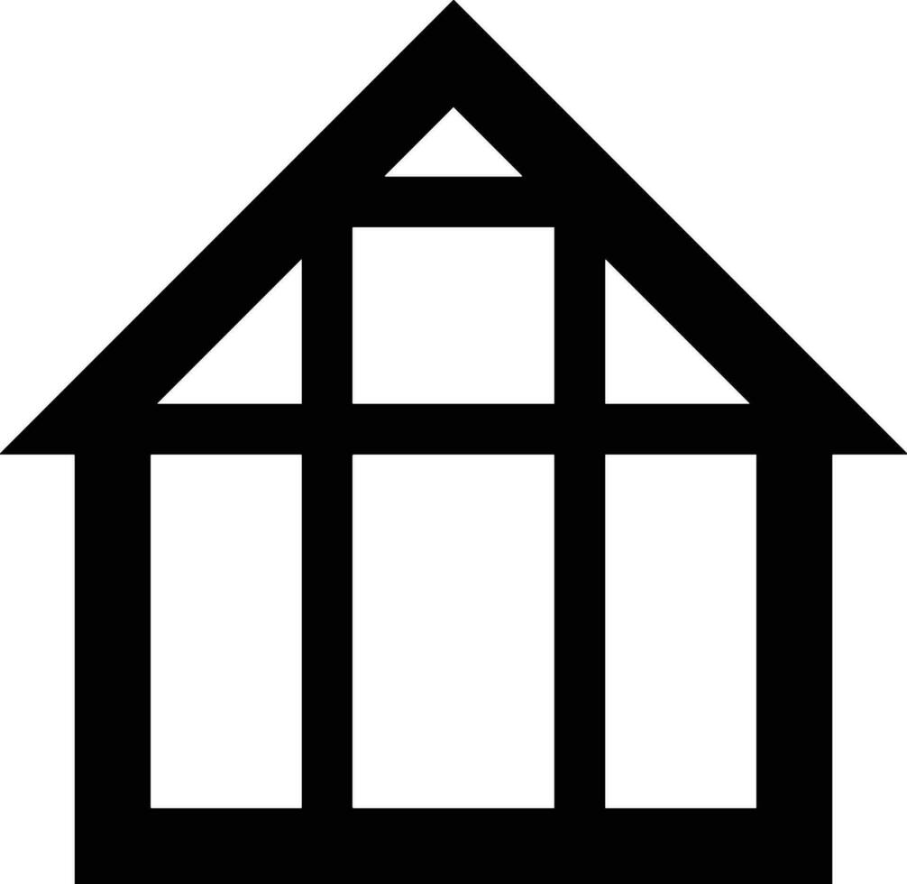 Home outline icon symbol vector image. Illustration of the house real estate graphic property design image