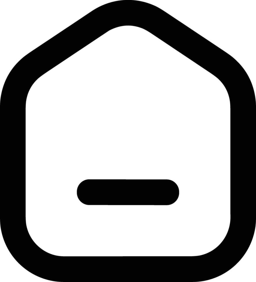 Home outline icon symbol vector image. Illustration of the house real estate graphic property design image