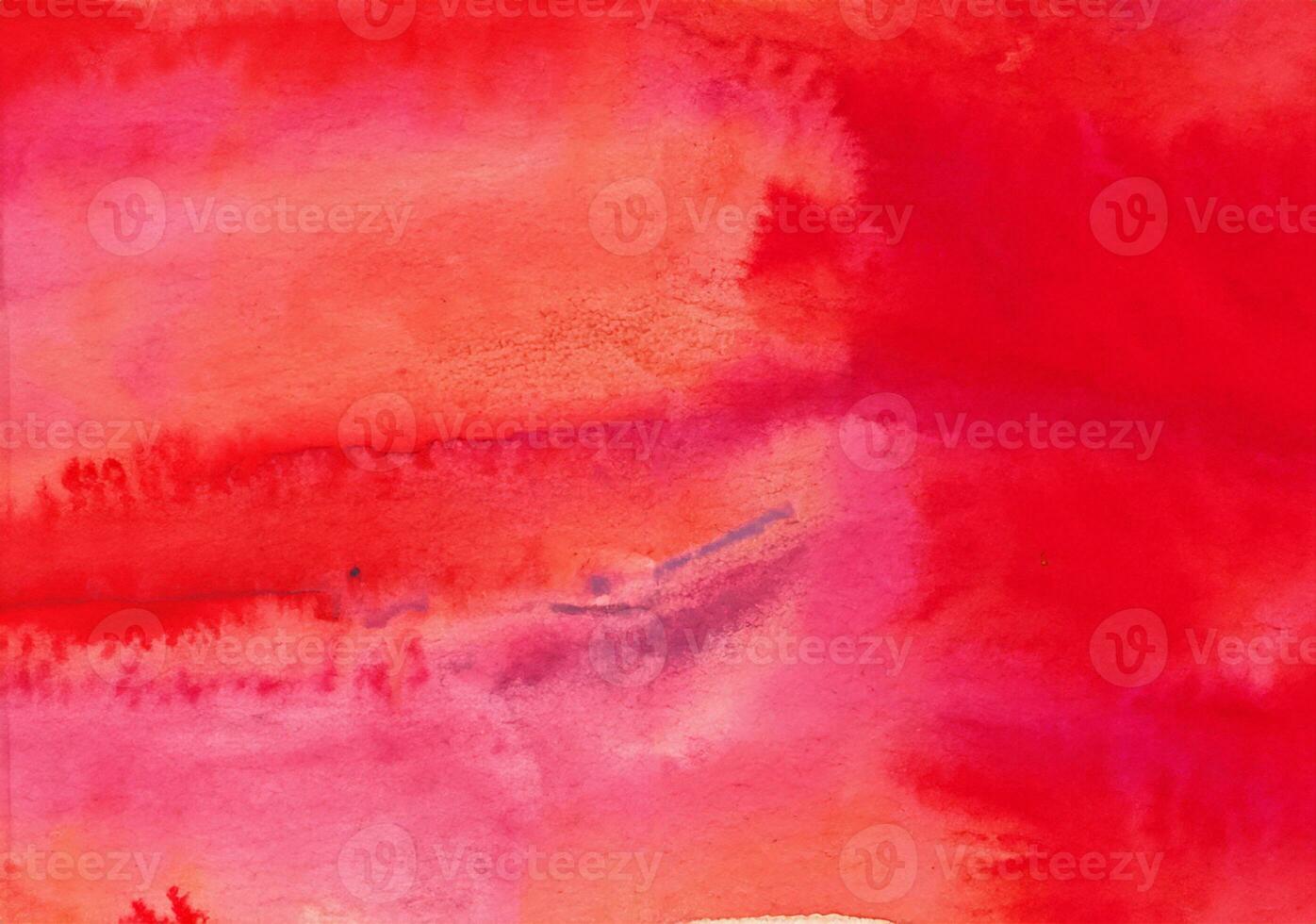 Abstract red watercolor texture background photo