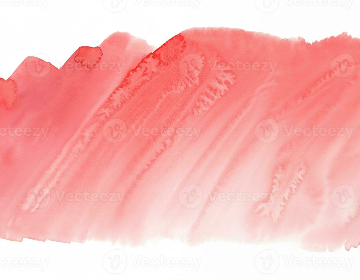 Red watercolor paint stain space photo