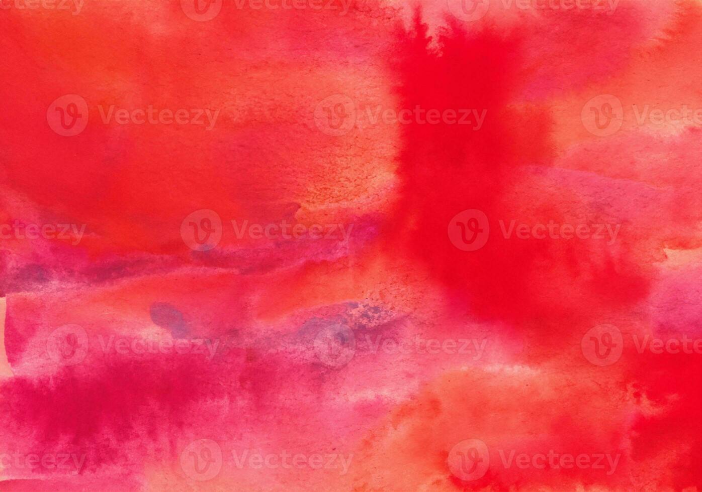 Abstract red watercolor texture background photo