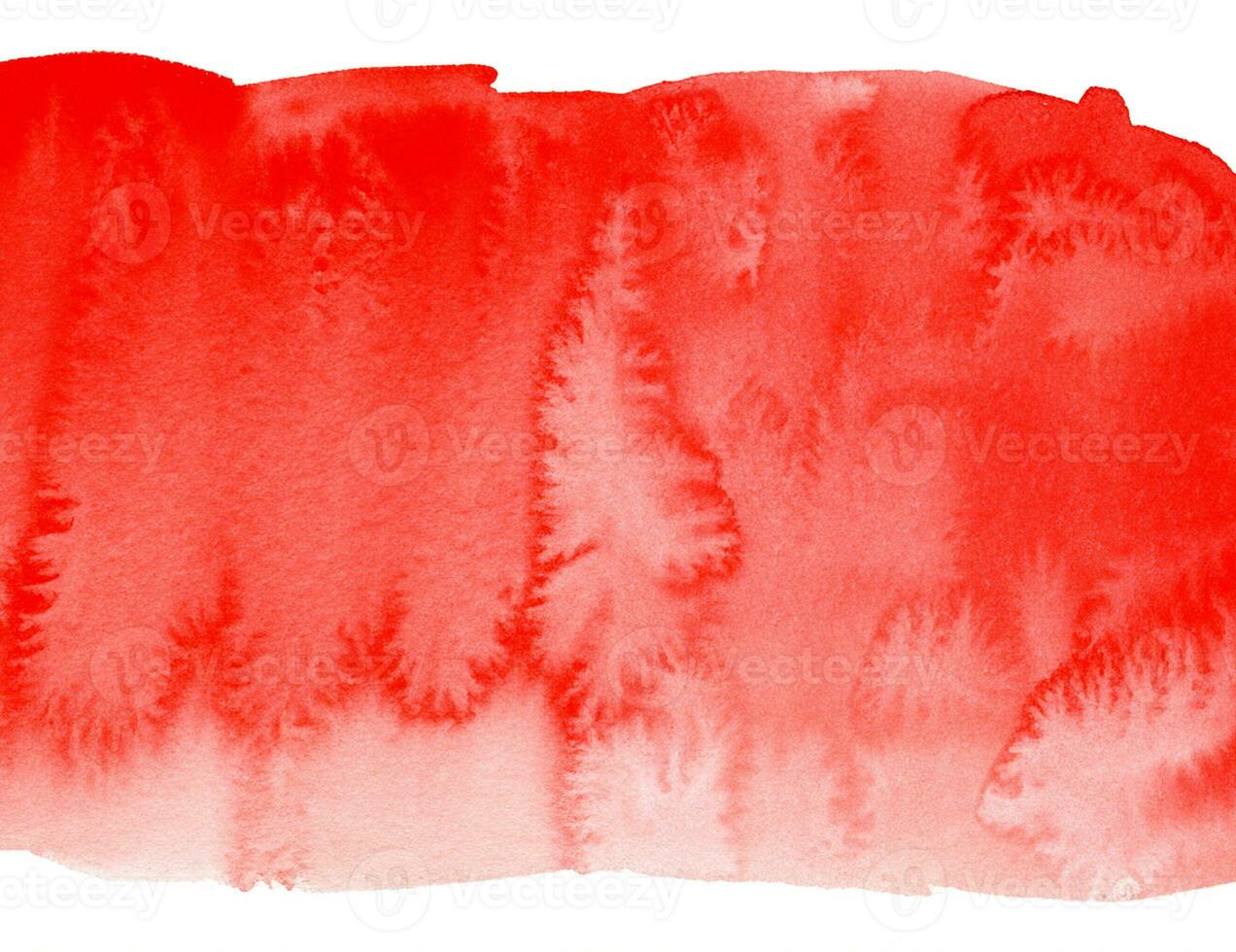 Red abstract watercolor canvas for text, logo. Hand drawn watercolor background photo