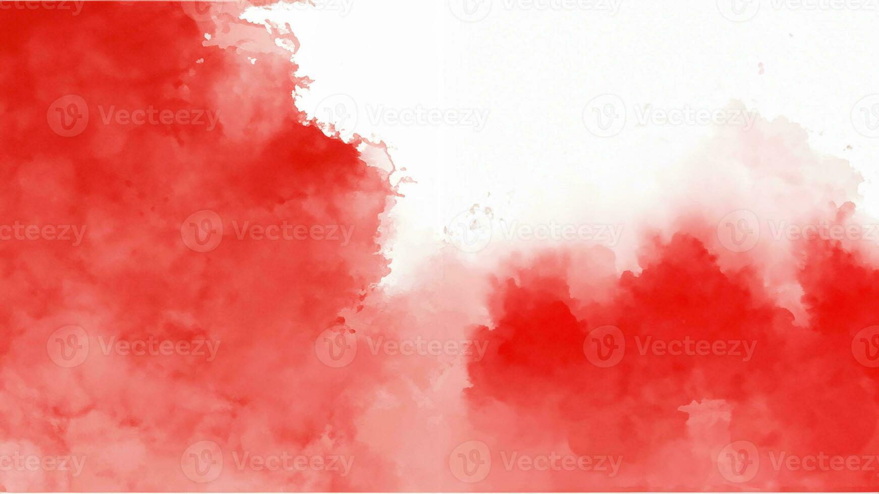Abstract red watercolor background for your design, watercolor background concept, vector. photo