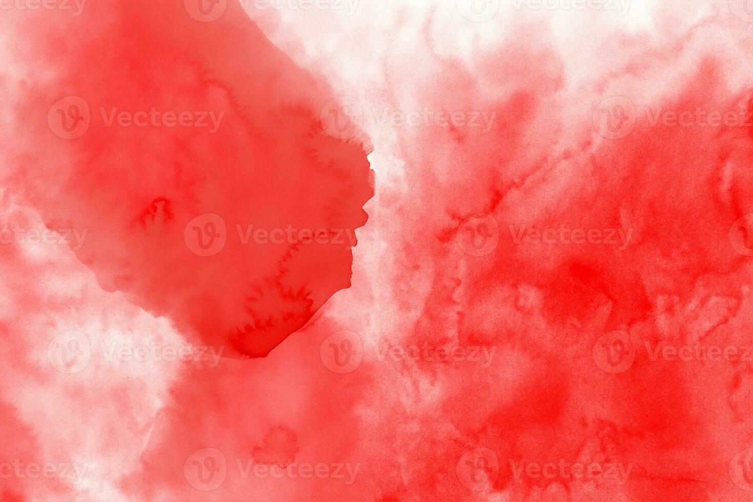 Red powder explosion on white background. photo