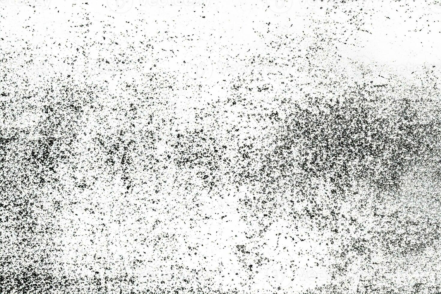 Grunge background of black and white. Abstract illustration texture of cracks, chips, dot. Dirty monochrome pattern of the old worn surface. photo