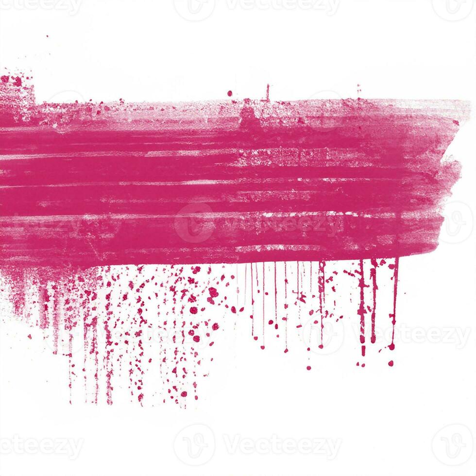 abstract watercolor background with splashes, red brush paint photo