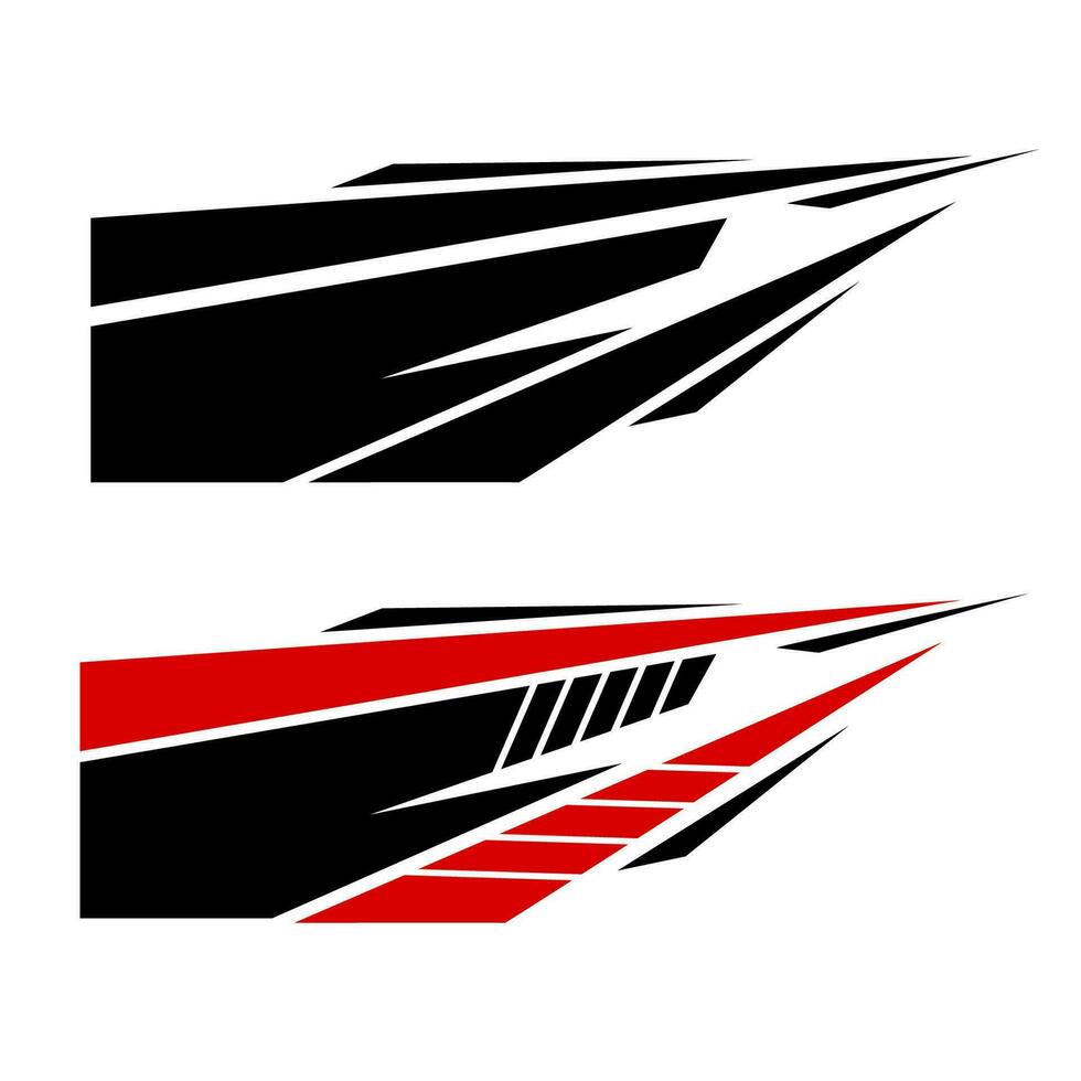 car wrapping decal vector. modern decals for cars 35136999 Vector Art