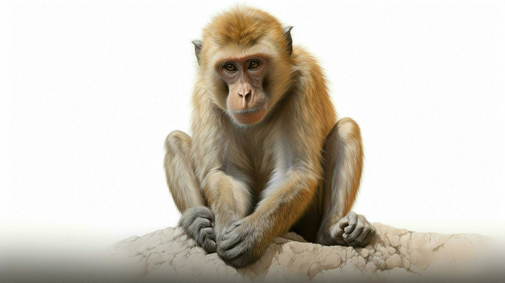 AI generated Baboon natura animal wallpaper background photo