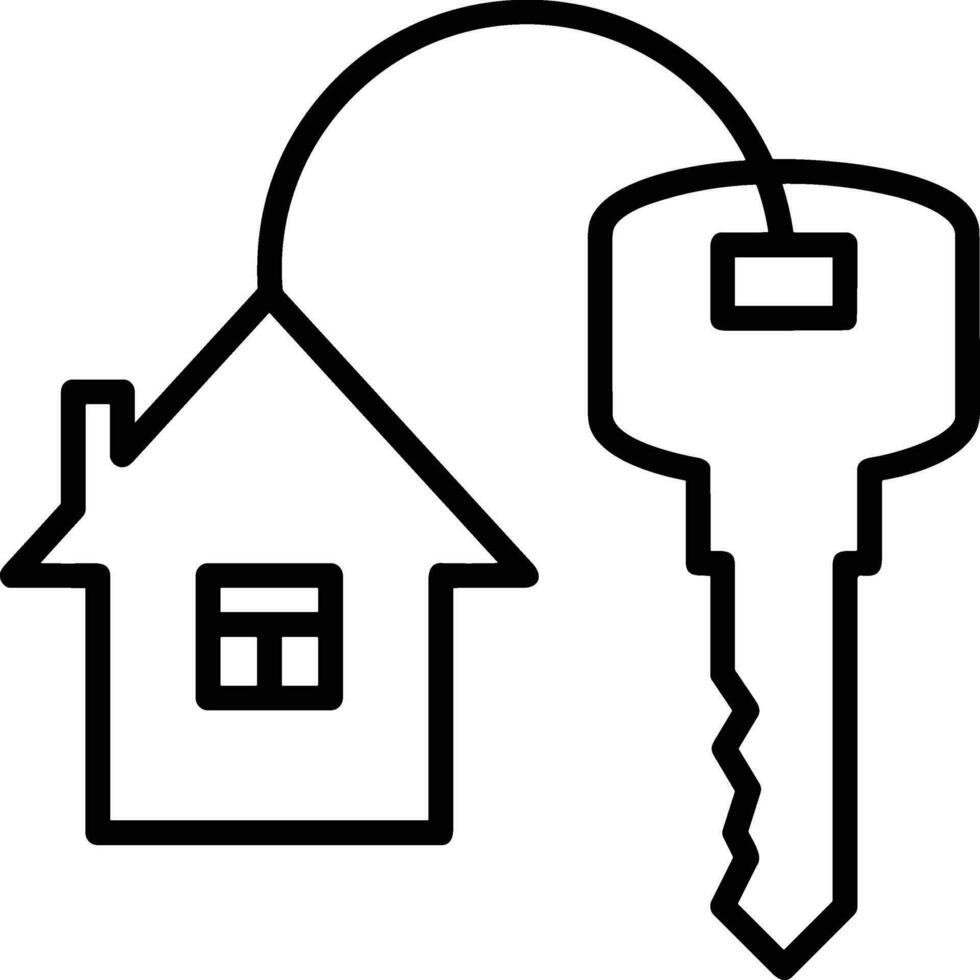 Home outline icon symbol vector image. Illustration of the house real estate graphic property design image