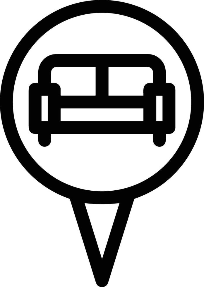 Home outline icon symbol vector image. Illustration of the house real estate graphic property design image