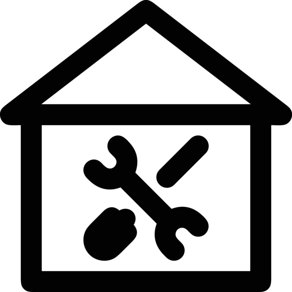 hogar contorno icono símbolo vector imagen. ilustración de el casa real inmuebles gráfico propiedad diseño imagen