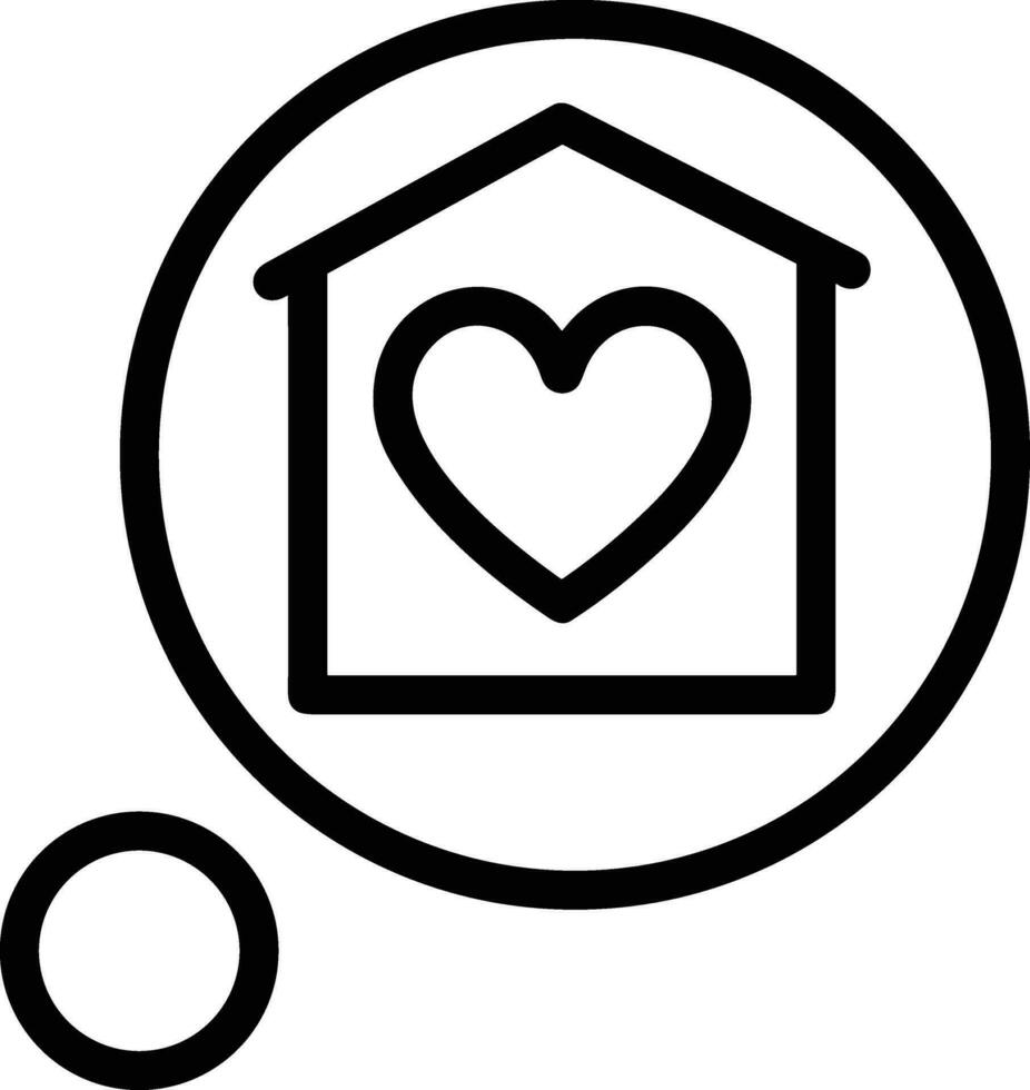 Home outline icon symbol vector image. Illustration of the house real estate graphic property design image