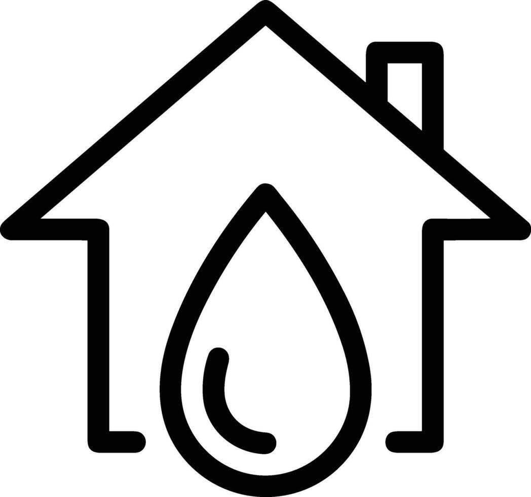 Home outline icon symbol vector image. Illustration of the house real estate graphic property design image