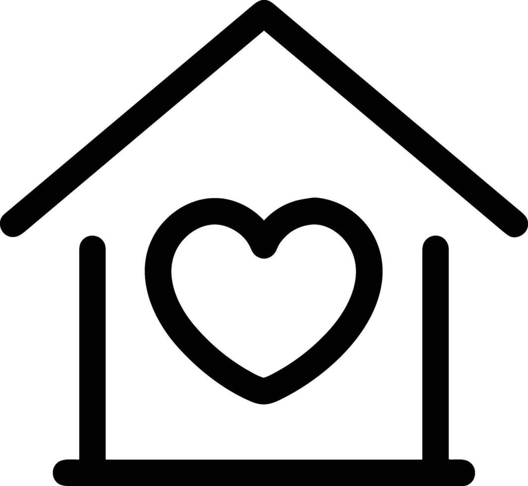 Home outline icon symbol vector image. Illustration of the house real estate graphic property design image