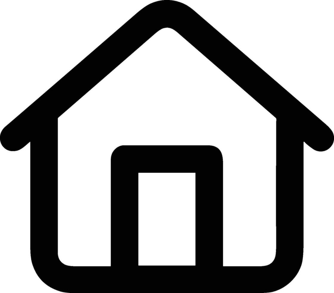 Home outline icon symbol vector image. Illustration of the house real estate graphic property design image
