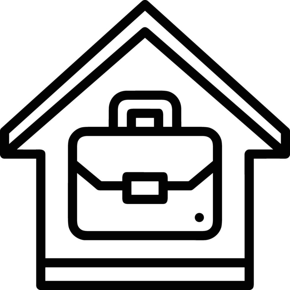 Home outline icon symbol vector image. Illustration of the house real estate graphic property design image