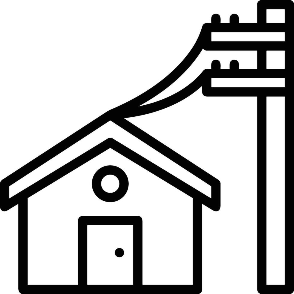 Home outline icon symbol vector image. Illustration of the house real estate graphic property design image