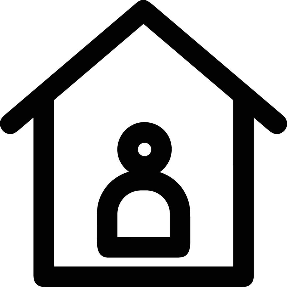 Home outline icon symbol vector image. Illustration of the house real estate graphic property design image