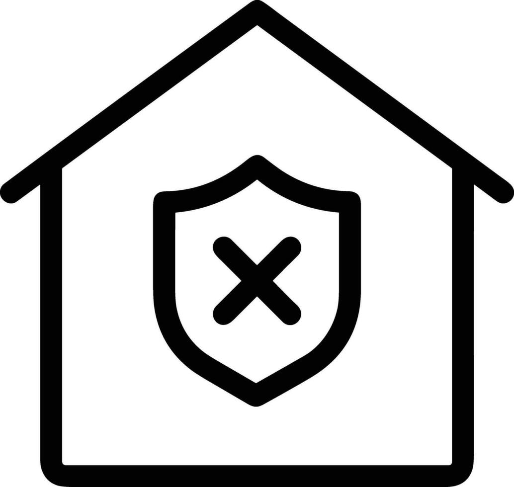 Home outline icon symbol vector image. Illustration of the house real estate graphic property design image
