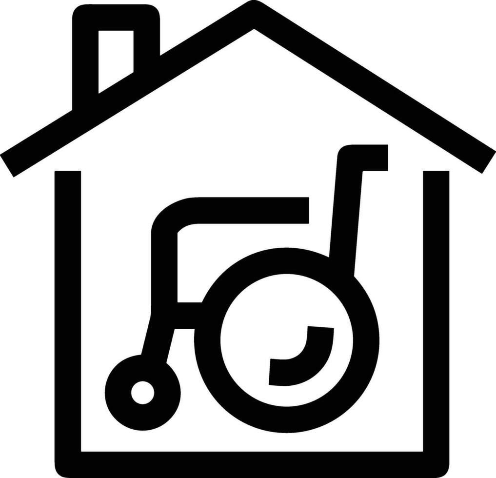 Home outline icon symbol vector image. Illustration of the house real estate graphic property design image