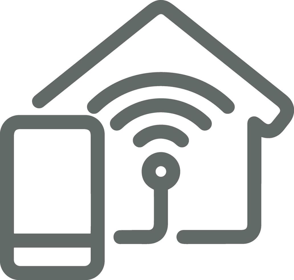 Home outline icon symbol vector image. Illustration of the house real estate graphic property design image
