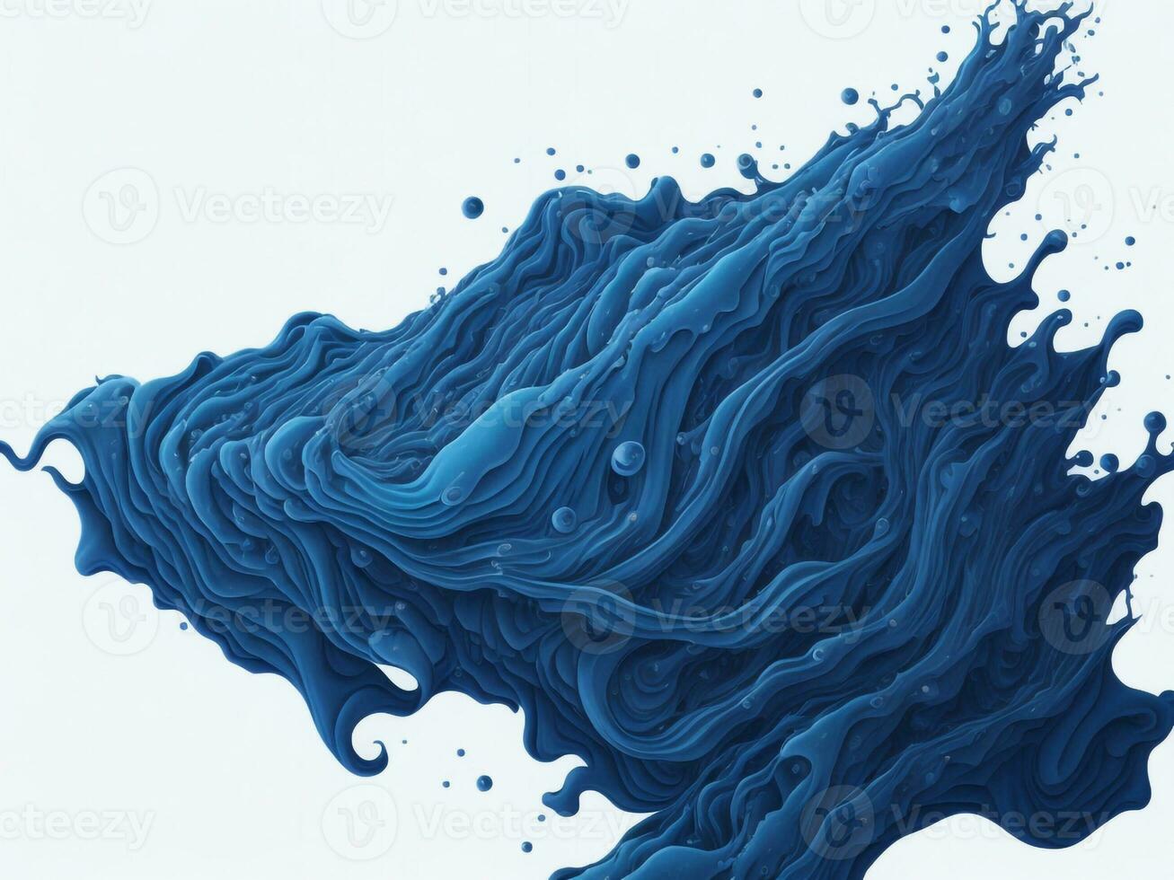 AI generated Abstract colorful splatter, paint, brush strokes watercolor, stain grunge isolated on clear background, colored spray, With different colors photo