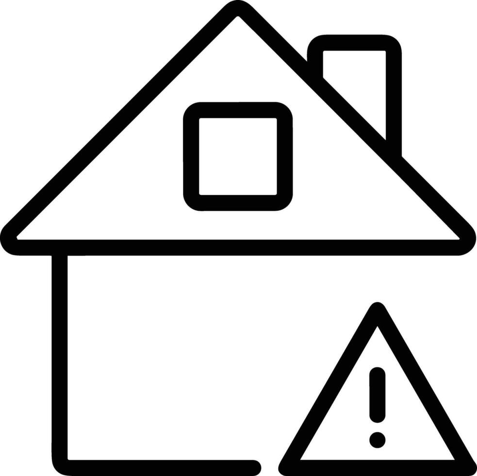 Home outline icon symbol vector image. Illustration of the house real estate graphic property design image