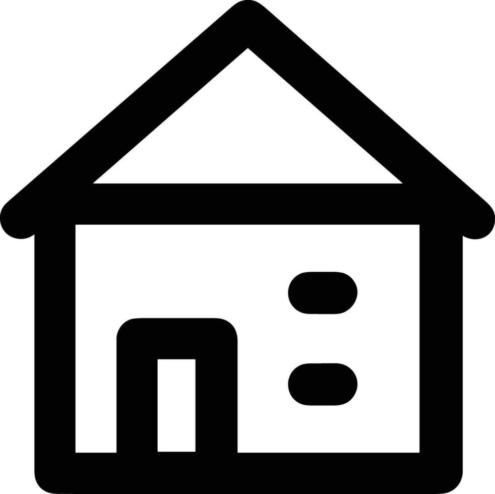 Home outline icon symbol vector image. Illustration of the house real estate graphic property design image