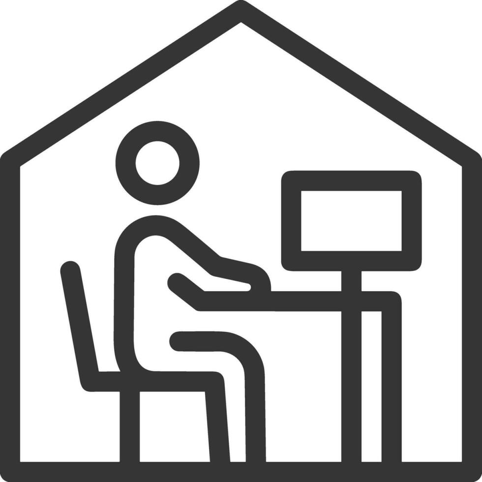 Home outline icon symbol vector image. Illustration of the house real estate graphic property design image