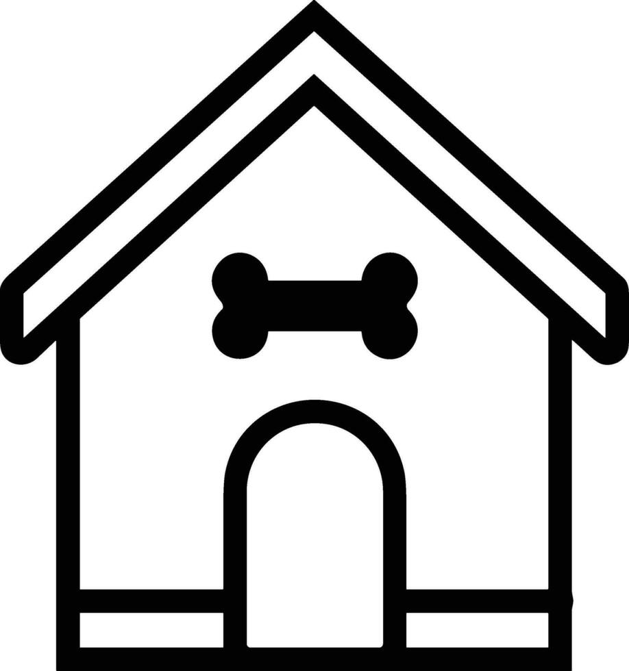 Home outline icon symbol vector image. Illustration of the house real estate graphic property design image