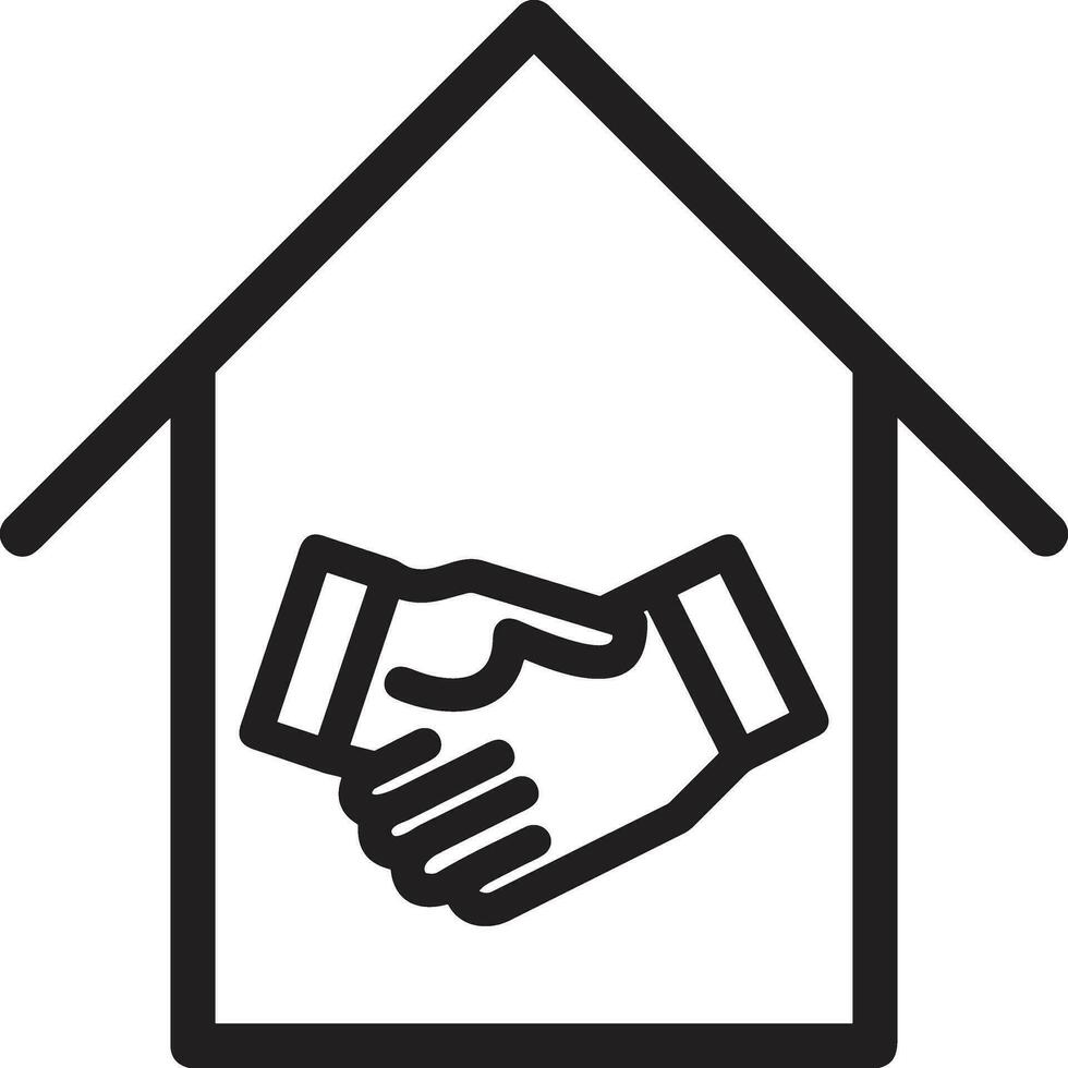 Home outline icon symbol vector image. Illustration of the house real estate graphic property design image