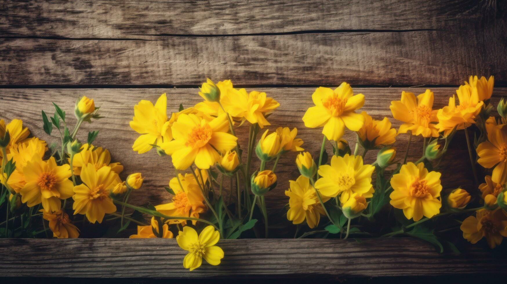 AI generated Captivating banner design featuring cheey blossoms photo