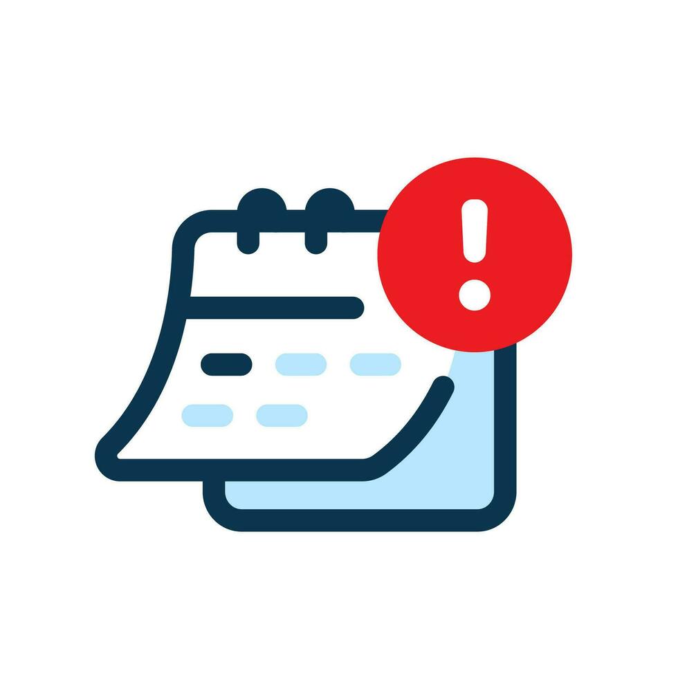 date reminder, set alert notification on calendar concept illustration flat design with line in vector. simple modern graphic element for logo, infographic, icon 35141024 Vector Art at Vecteezy