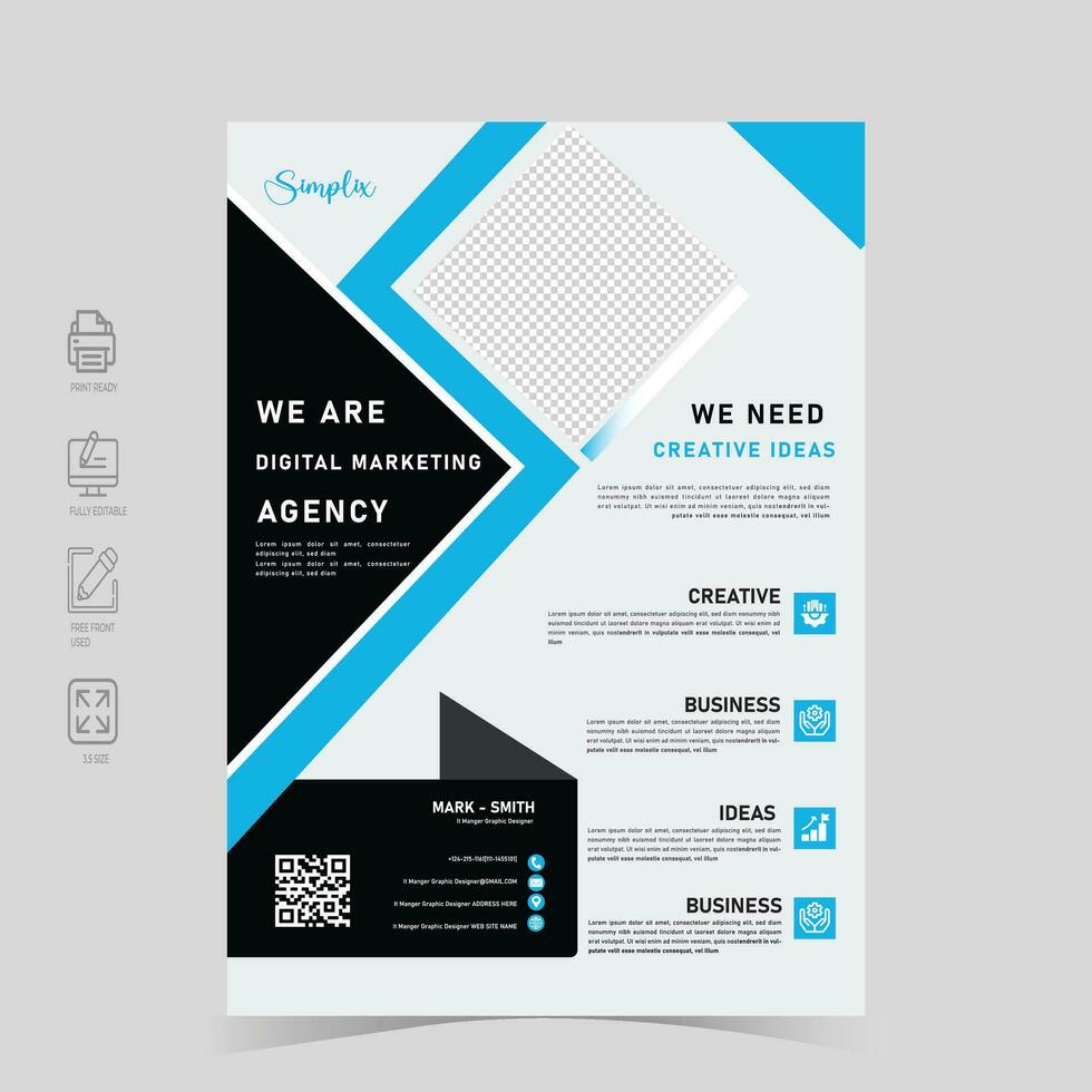 Brochure flyer design template vector, Leaflet, presentation book cover templates, layout in A4 size vector