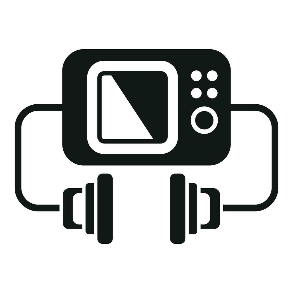 Defibrillator icon simple vector. Electric heart help vector
