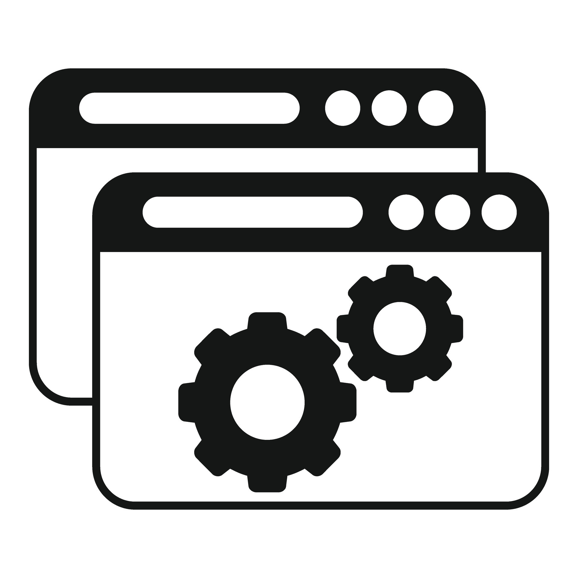 Web secure api icon simple vector. Interface hosting 35141449 Vector ...