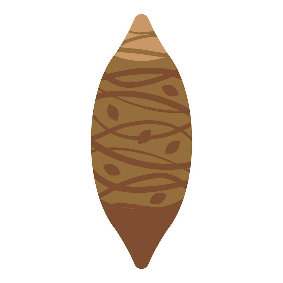 Tree brown cocoon icon isometric vector. Animal bug silk vector