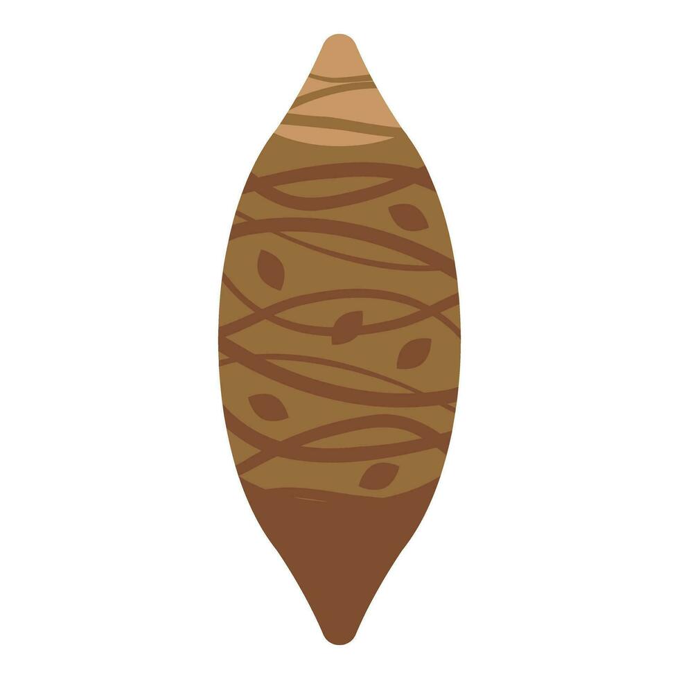 Tree brown cocoon icon isometric vector. Animal bug silk vector