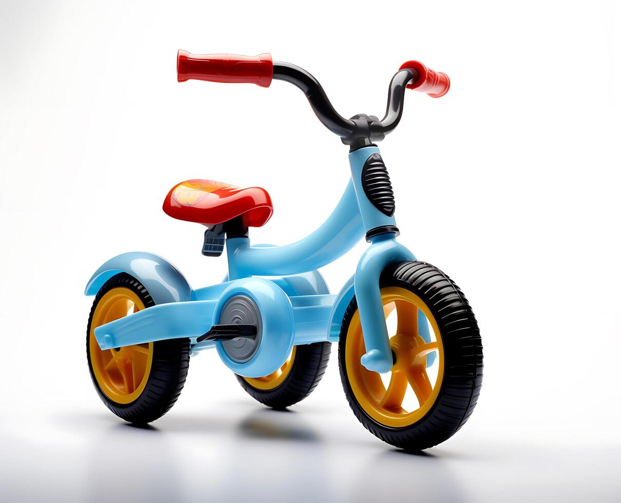 AI generated three wheel children toy photo