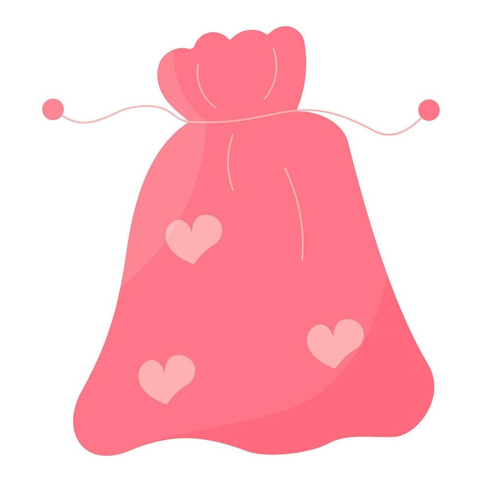 bag menstrual cup storage transport colored icon vector
