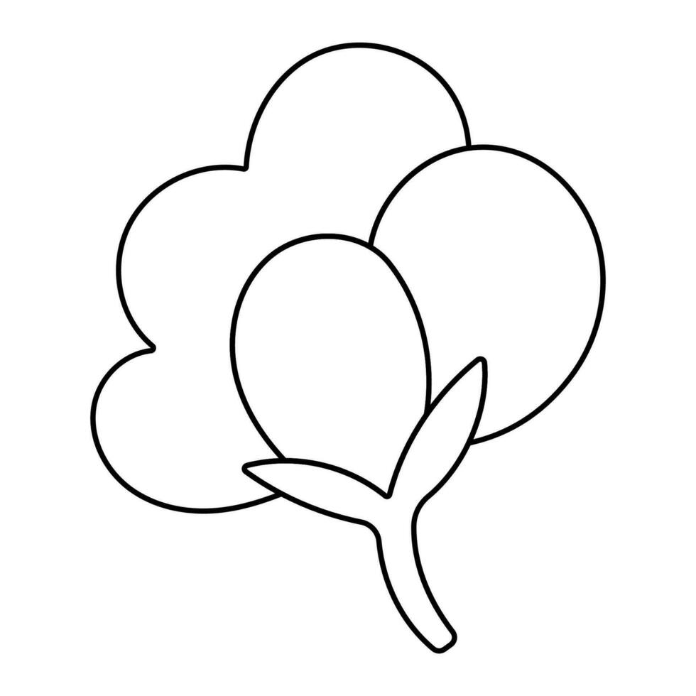 cotton plant vector feminine hygiene icon element