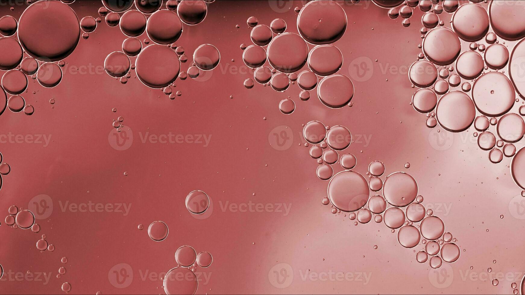 Abstract Colorful Food Oil Drops Bubbles and spheres Flowing on Water Surface photo