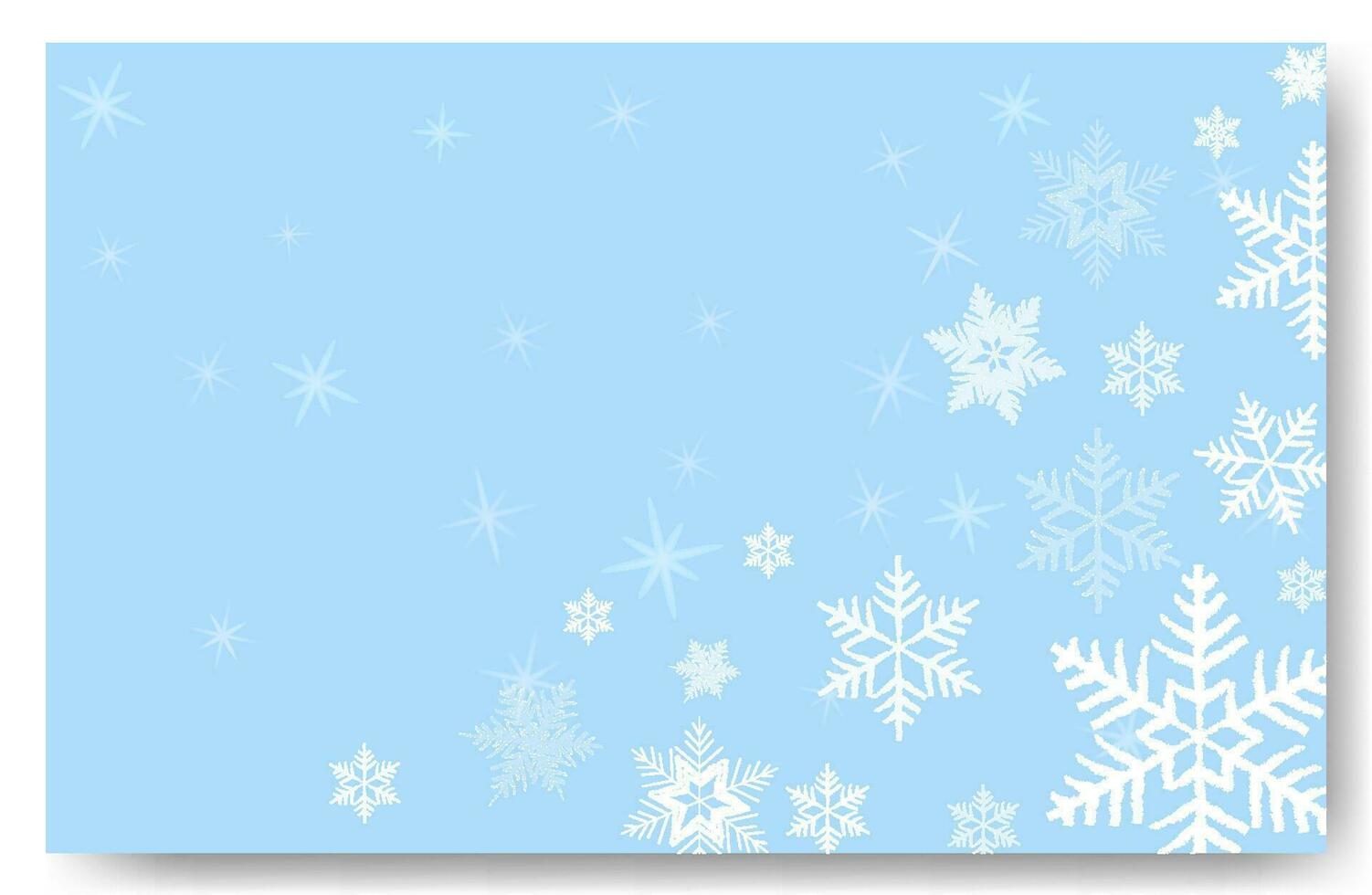 linda que cae nieve copos ilustración. invierno Partícula congelado gránulos nevada cielo blanco verde azulado azul fondo de pantalla. dispersado copos de nieve diciembre tema. nieve huracán paisaje vector