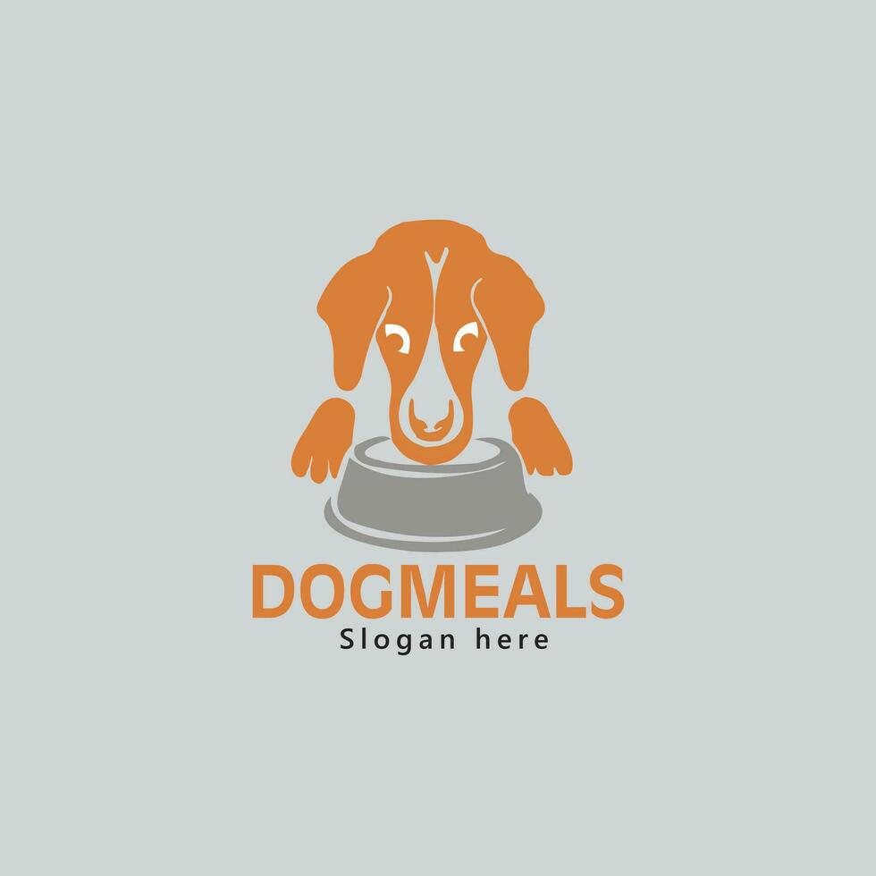 Print vector healthy pets food graphic design.