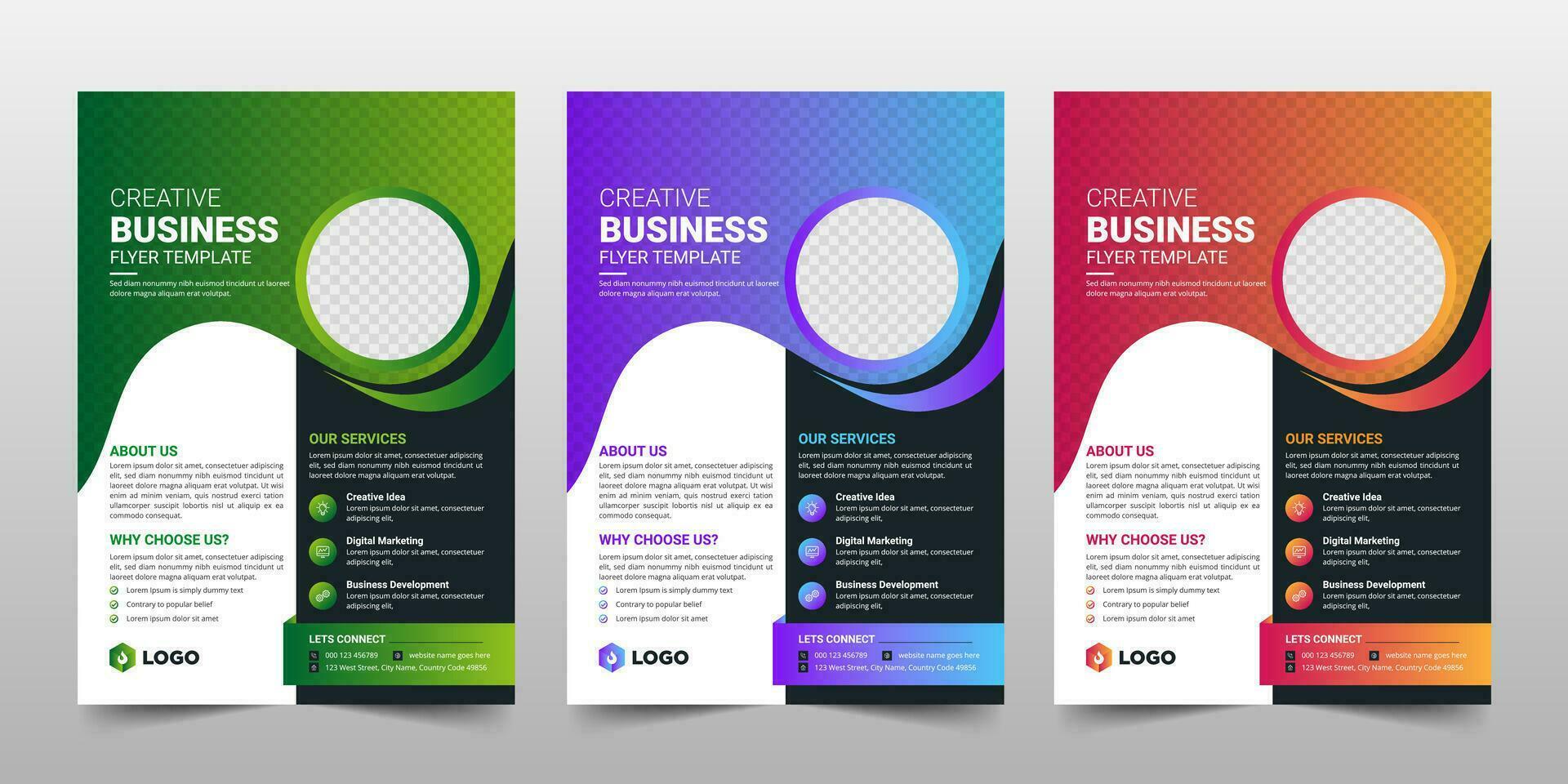 Creative Corporate Business Flyer Brochure Template Design, abstract business flyer, and vector template design. Brochure design, cover, annual report, poster, flyer